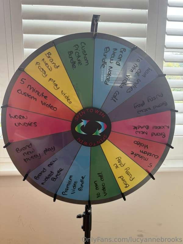 SPIN THE WHEEL 💜🎉 EVERY SPIN IS A WINNER 🎉$10 FOR ONE SPIN$2..