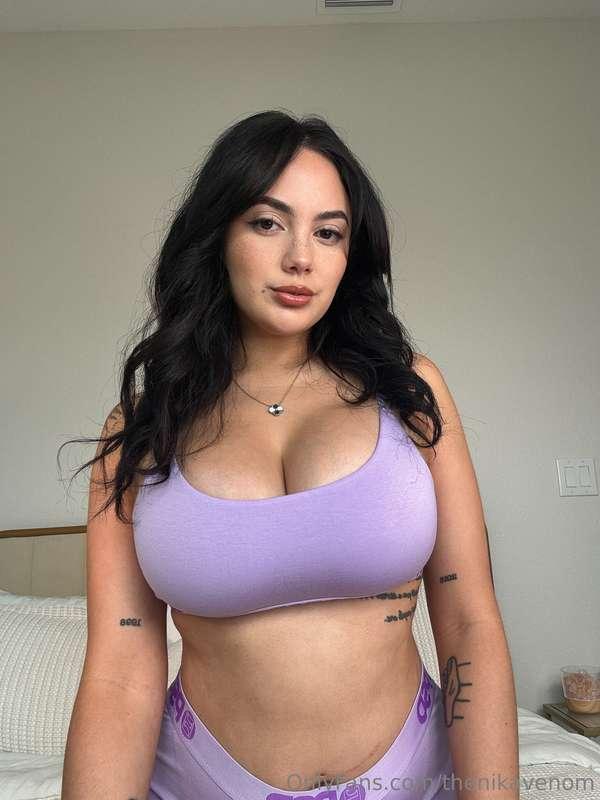 Are my juicy tits making you drool? Guess I should start tak..