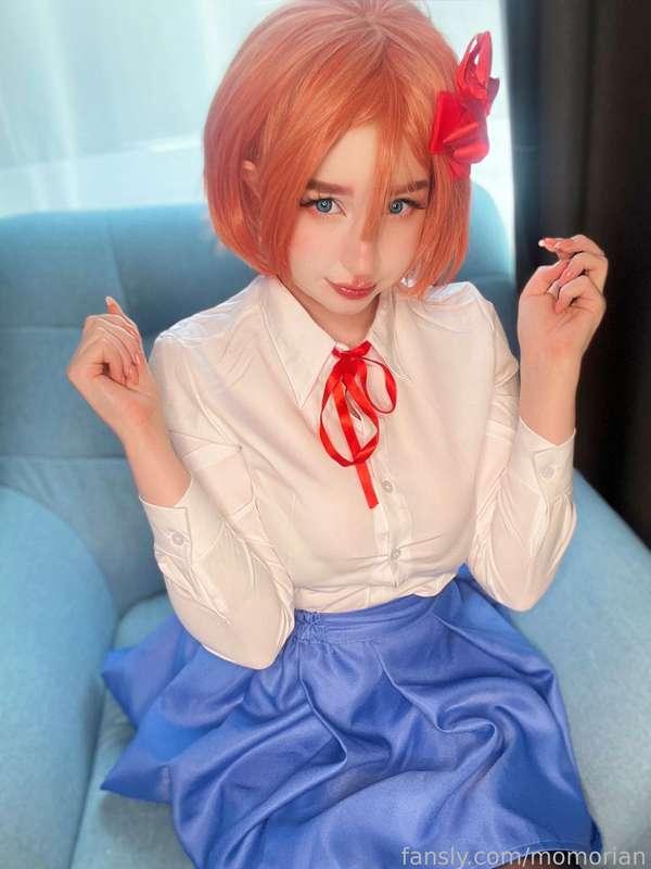I don’t sleep all day.  😳see that I done. I think it is my best photo that I ever done. 😁 ohohohoh have you seen my new tiktok on Instagram?😳
#cosplay #ddl #sayeri #geek #gamer #anime #cute #young #daddysgirl #fyp