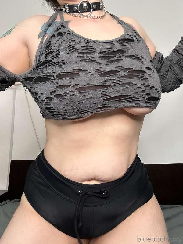 This crop top was supposed to worn in public, but I don't th..