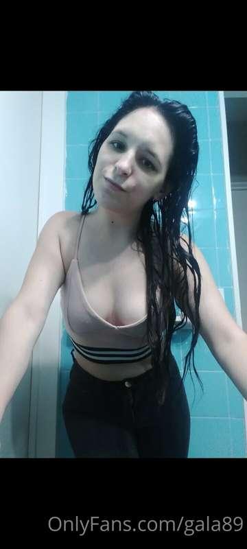 After a shower, I would like you to run your tongue all over..