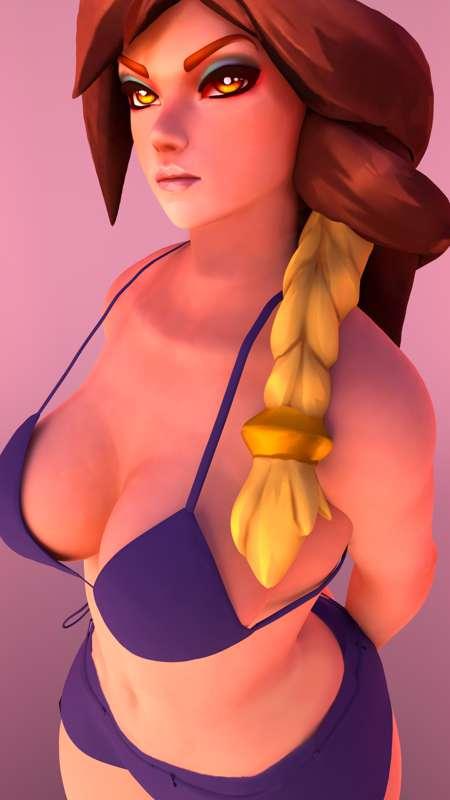 Furia Swimsuit Render
