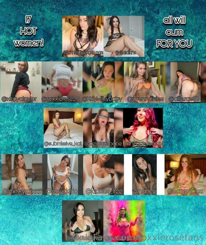 17 hot women want to make you cum! Can we make your dreams c..