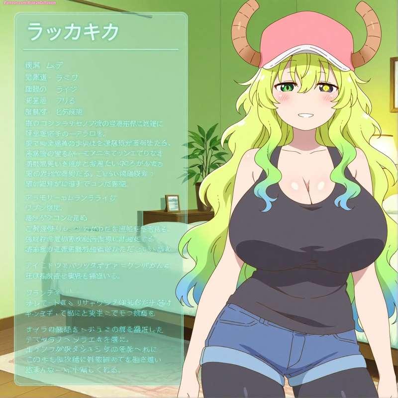 Lucoa of Miss Kobayashi's Dragon Maid Sexy Poses [Gen 2.5]