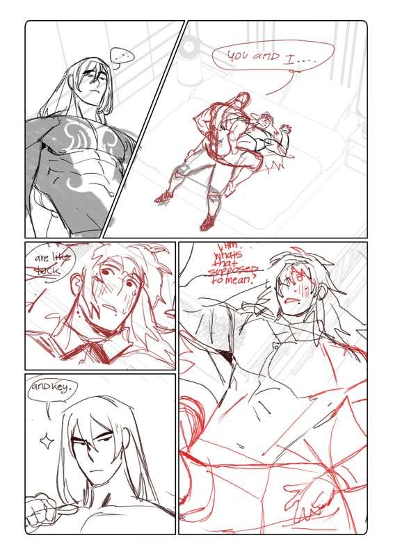 comic wip- lock and key 1-2