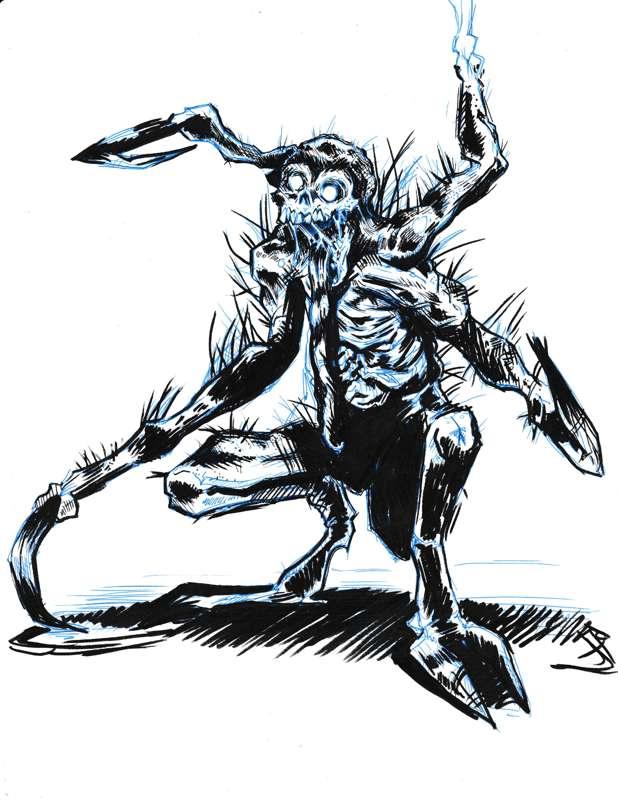 Chimera Sketch Print