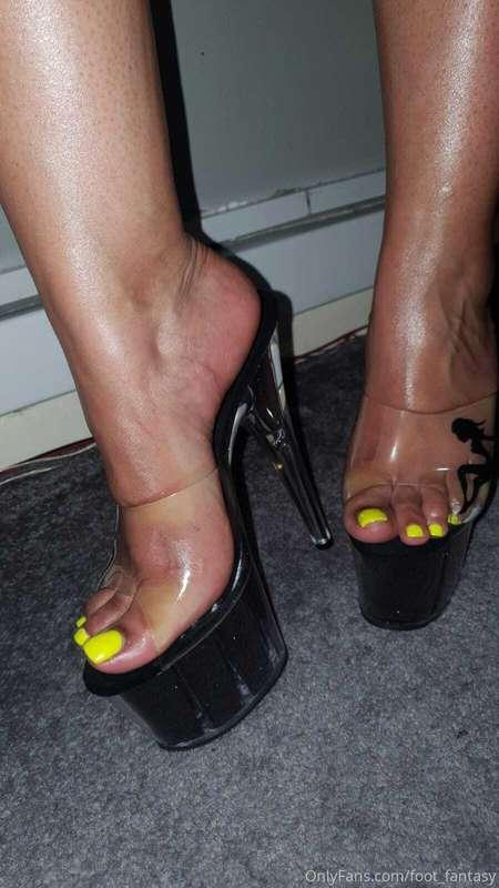 Glitter pleaser heels