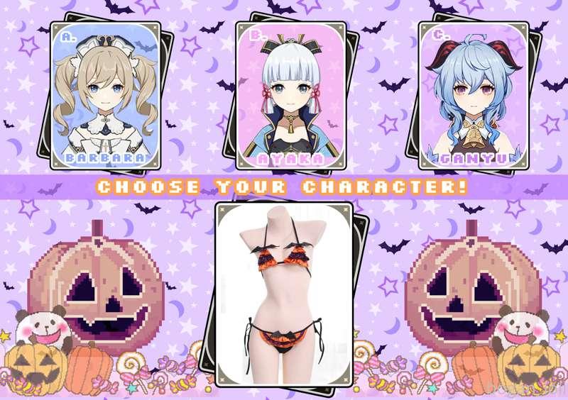 oi u baka, help me choose :D! 
Your top voted waifu will wea..