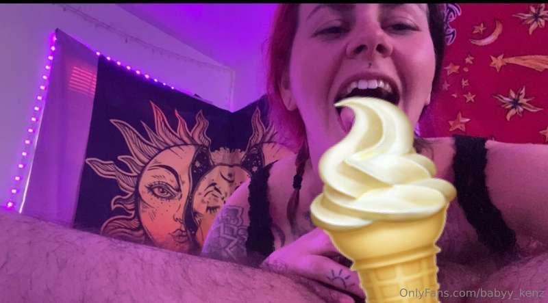 Just posted this video on @babyy_kenz02 🍦👅 If you wanna see ..