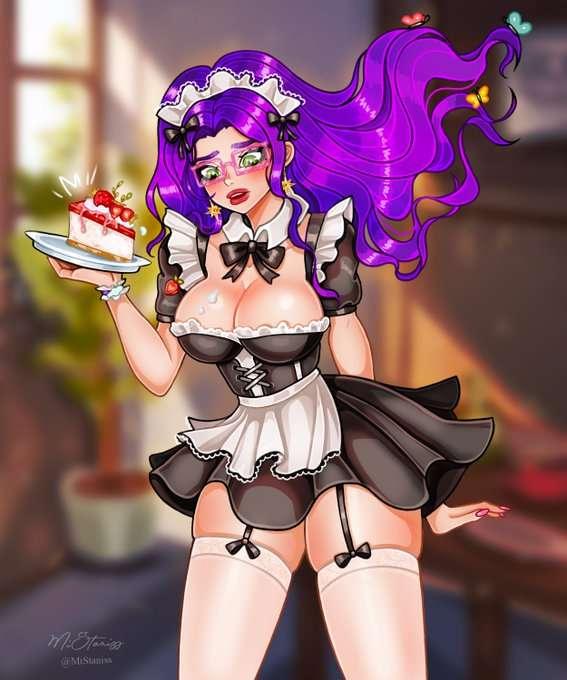 Klutzy Maid Blue by @MiStaniss