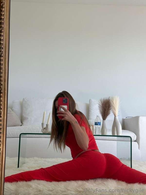 when she can do the splits ;)