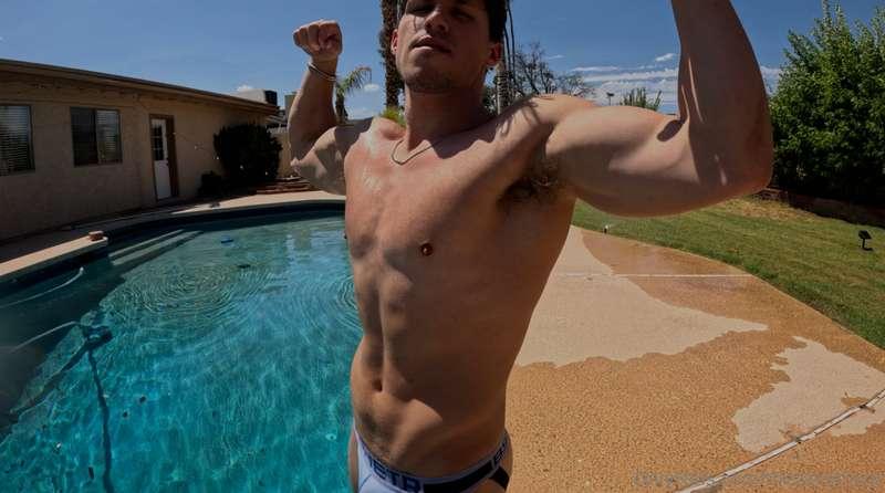 Dropping the new jock strap pool side video tonight....