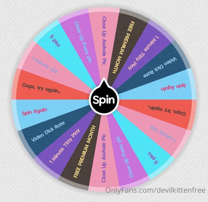 $5 per spin! 🤩

tip or dm me xxx