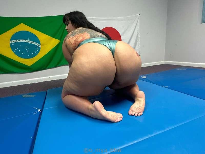 Got active today and filmed my first wrestling scenes. 🤼‍♀️