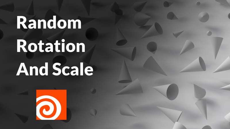 Random Rotation and Scale in Houdini
