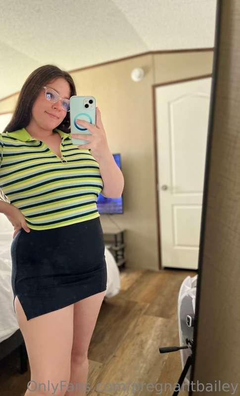 With & without the belly 😙