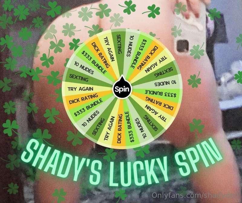 ## 🪙🍀 69% OFF LUCKY SPINS 🍀🪙 Tip $12 to spin now babee 🔄😘 fi..