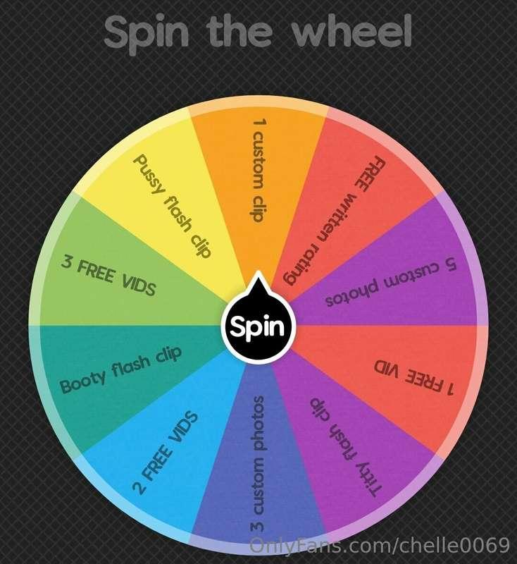 🎉 WHEEL SPINS! 🎉  💫Tip $7 for 1 spin, Tip $18 for 3 spins, T..