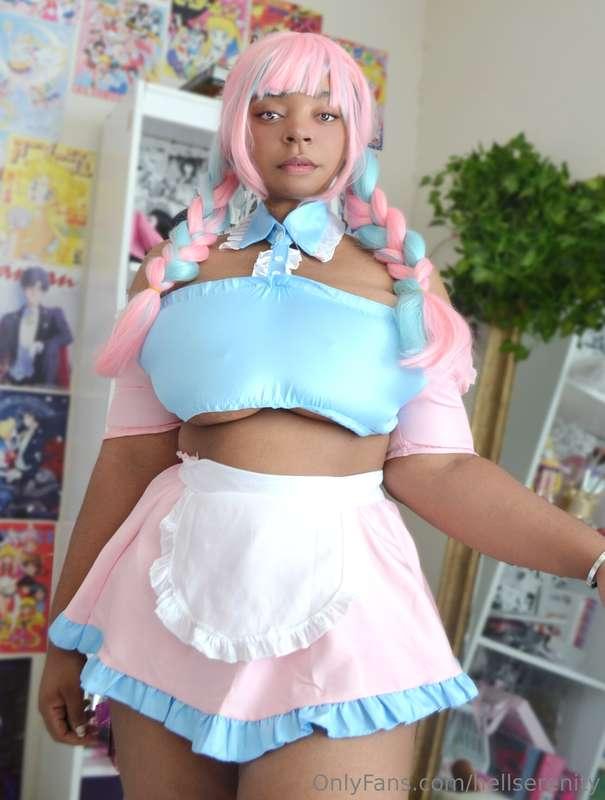 👀 coming up. Kawaii maid service hehe 💗🤞🏽🥰