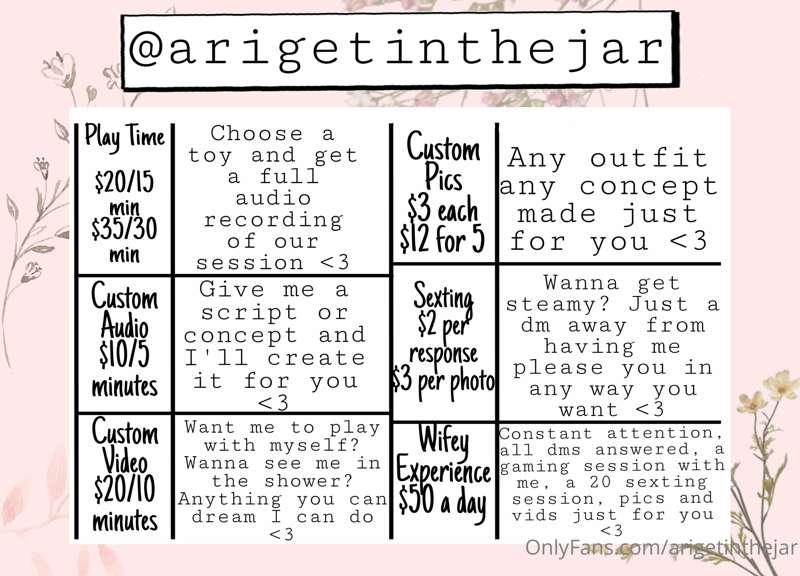 Dm for any requests/if anything you want isn't listed!