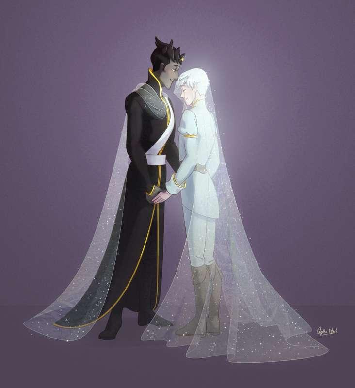 Jack Frost/Pitch Black Courtesan au!