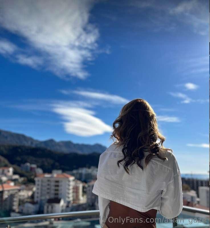 Amidst the majestic mountains, basking in the warm embrace o..