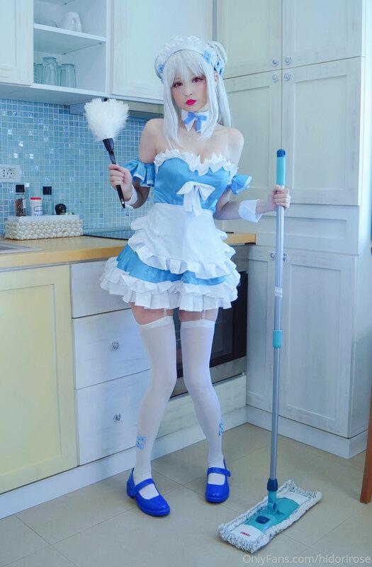 Cygnet Maid + lingerie Azur Lane
