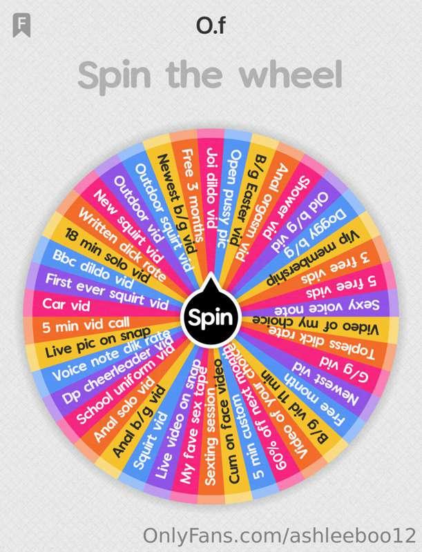 FORGOT TO MAKE A NEW WHEEL  SO HERE IT IS  1 - $15 2 - $25 3..