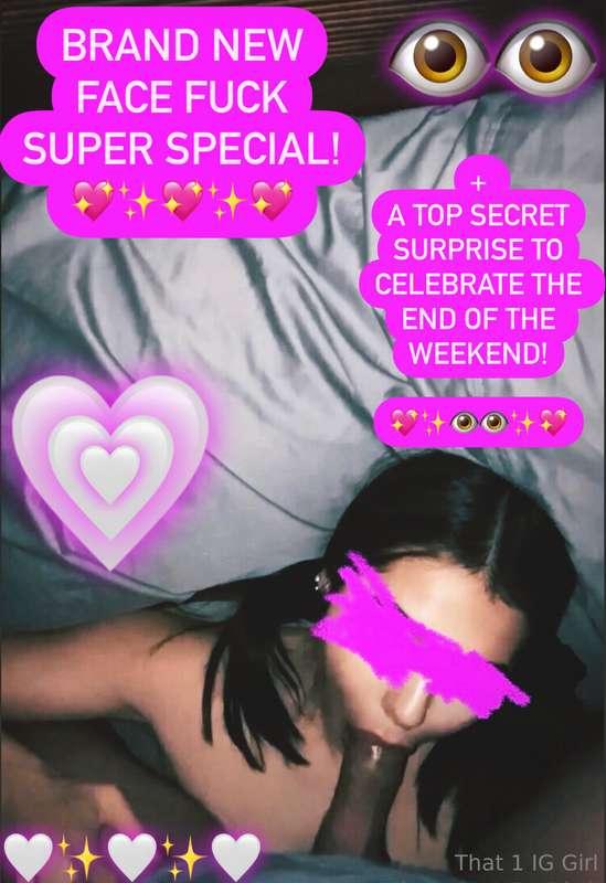 ✨💖 BRAND NEW! 💖✨  💖✨ BRAND NEW FACE FUCK SUPER SPECIAL + MY ..