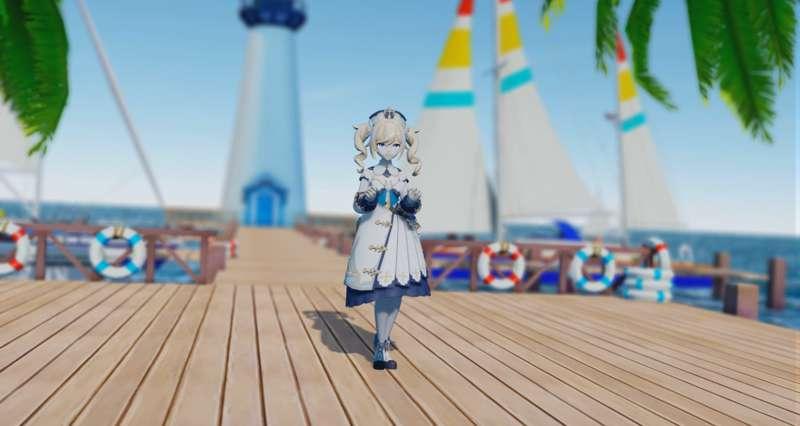 FullHD 【MMD R-18】 Dreamin Chuchu - Barbara Genshin Impact 