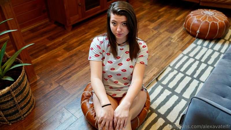 want to see me spread wide on this bean bag?