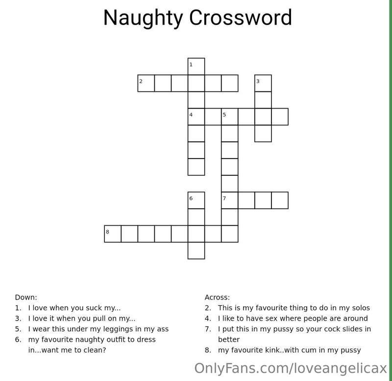 Here's another ***BRAND NEW Crossword*** for you to Try! 😝

..