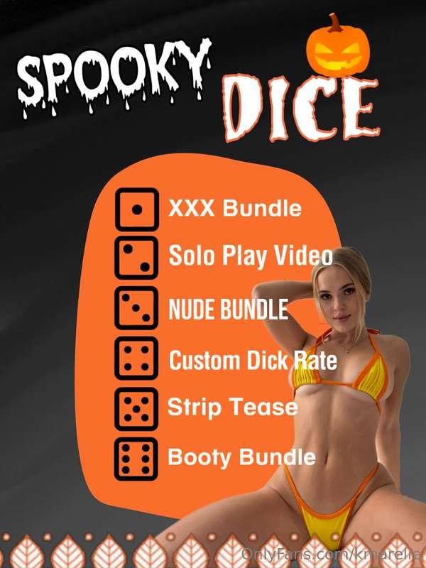 It’s time to have some fun together😍😍🎃 I’m playing roll the ..