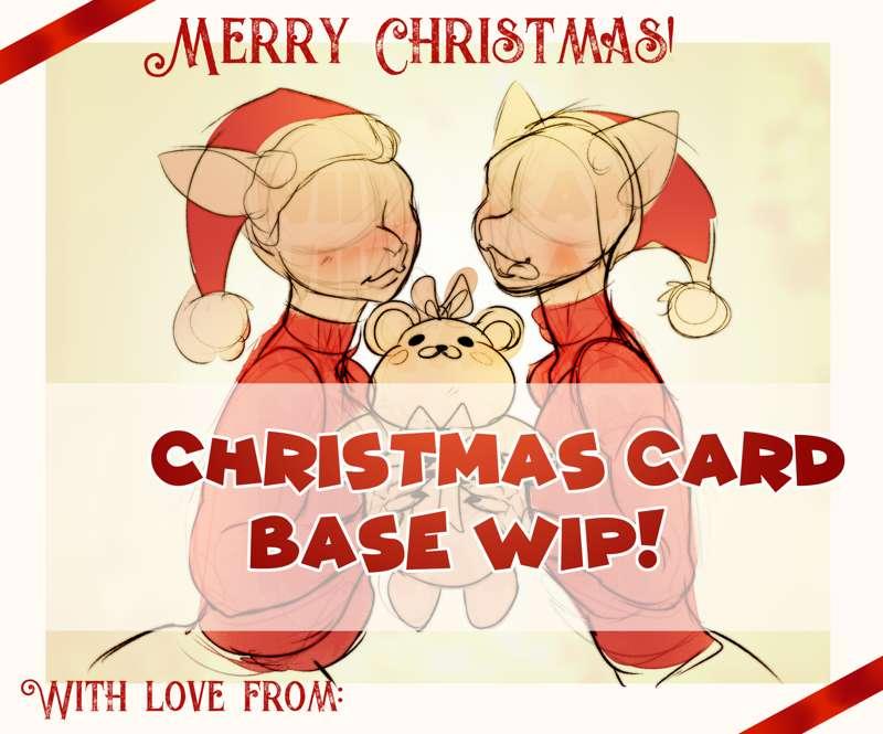 💖Christmas Card Base WIP💖 
