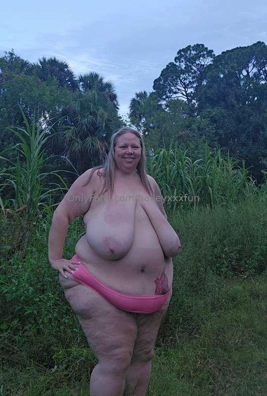 Caught me getting some fresh air with my tits out