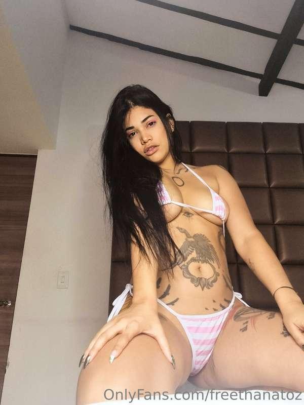 Bikini on, anal plug as I ride you... let me show you what i..