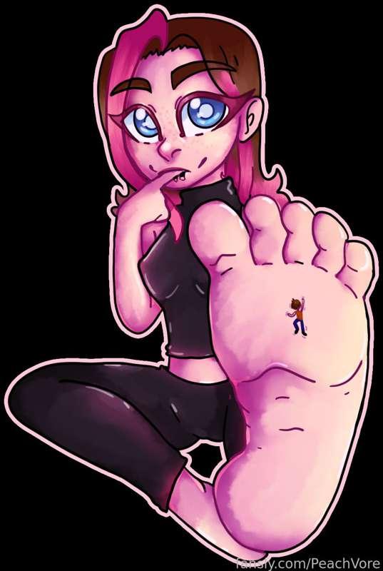 Art &amp; Drawings #giantess #vore #feet #butt #burp