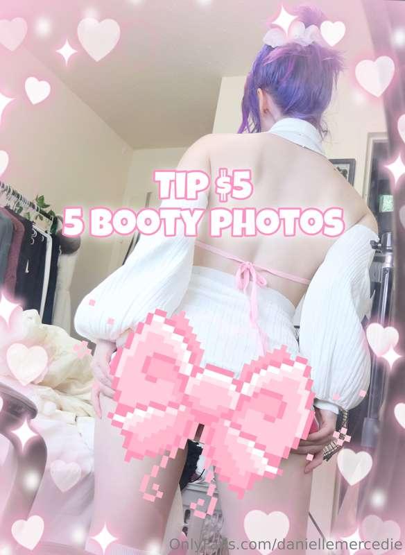 🎀 cheapest set yet! 🎀~ tip $5 for 5 booty photos ~