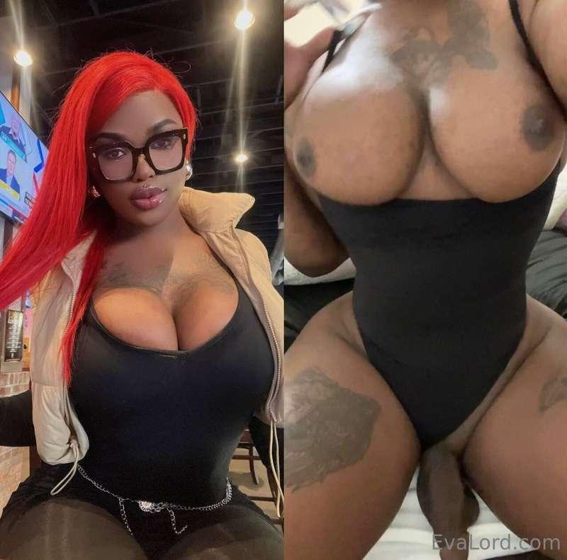 YOU MUST subscribe to my *BIG BLACK DICK & ASS* TS BESTIE 😻 ..