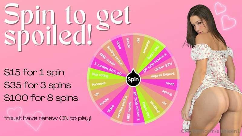 💕 ***Spin and Win!!*** 💕 Happy Black Friday babes! 🥰  Are yo..