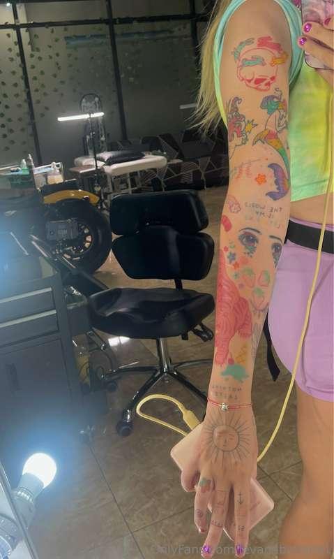 Hey guys I got some new tattoos ! What do you think, my slee..