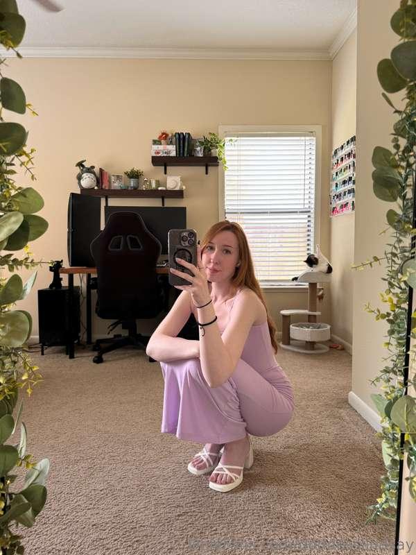 got some new cute heels 🤍 which purple pedi pic is your favo..