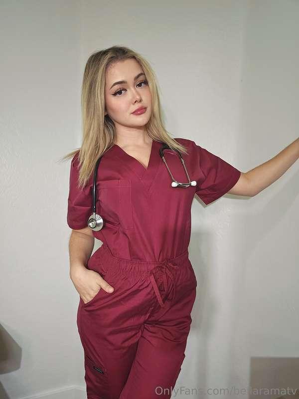 Wanna see where I put my scrubs after shift? 😉