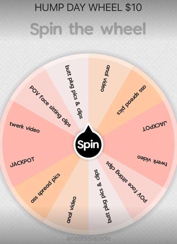 $10 gets you a spin, who's horny enough to see what you'll w..