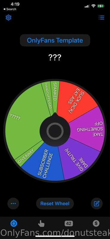 (2 photos and 2 videos attached)
Help me fill this wheel wit..