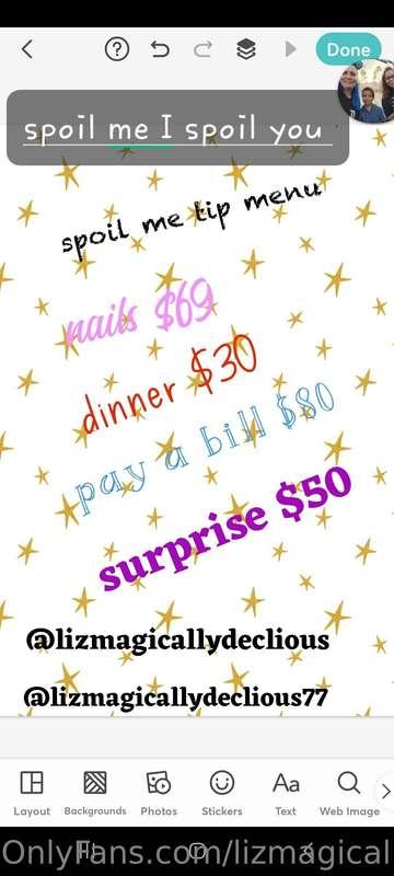 Spoil me I spoil you message me