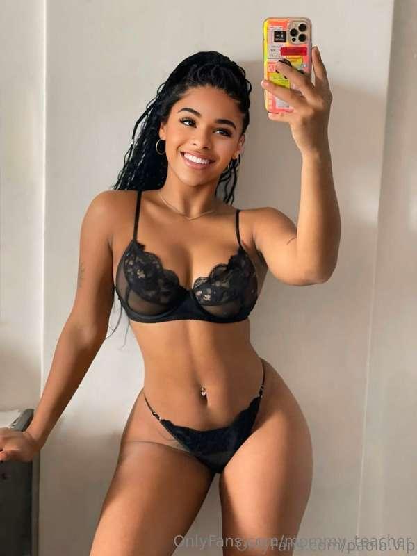Your Black goddess @itspaolagomez with a fiery Latina twist ..