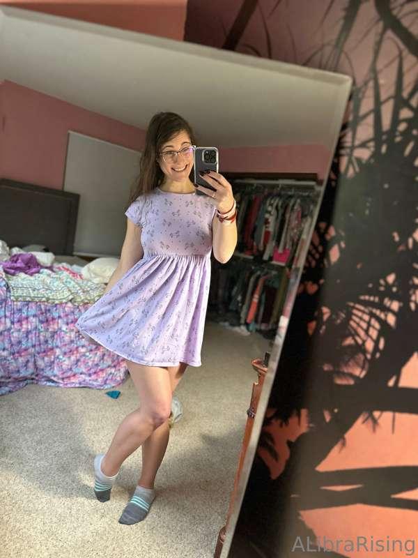 My panties and dress match and I am here for it 🦄