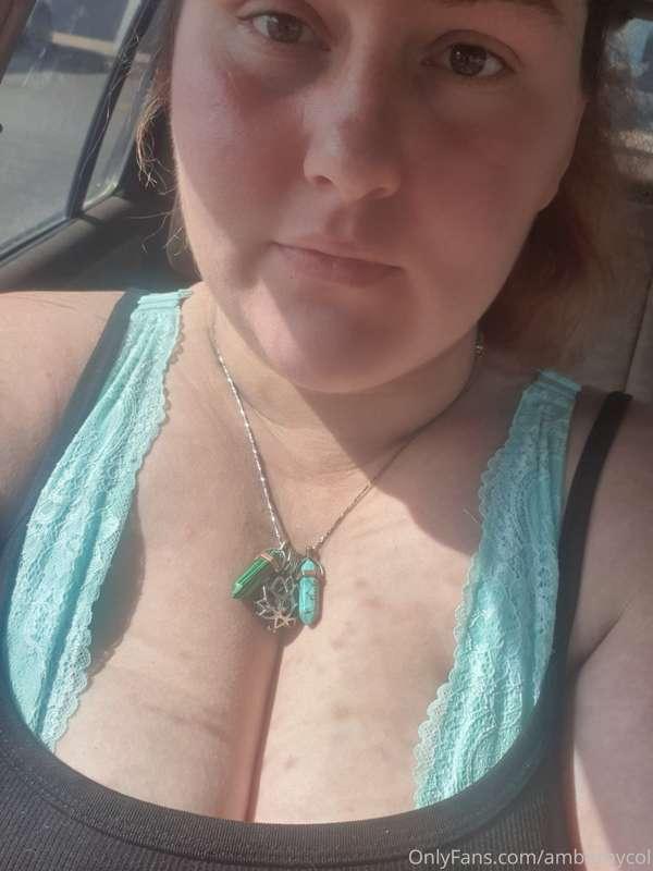 Relaxing in my car before work