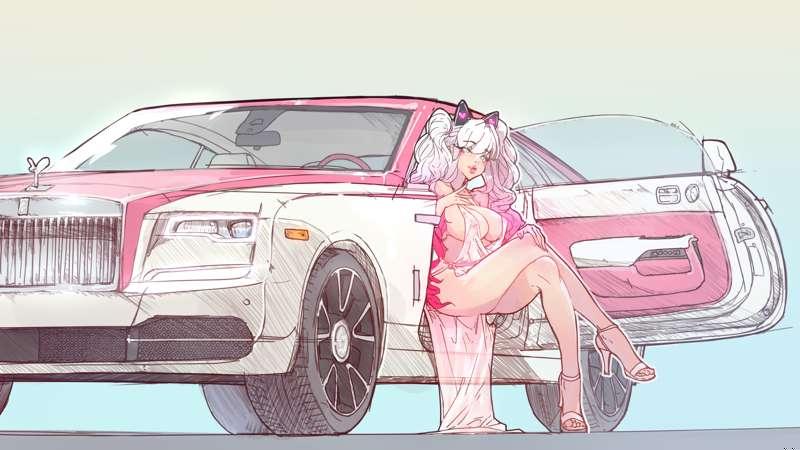 [EARLY ACCESS LEWD ART] get in the car, i need your cum.